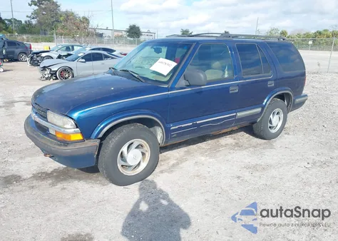 1999 Chevrolet Blazer Lt z USA, uszkodzony, nr VIN 1GNDT13W0X2145513